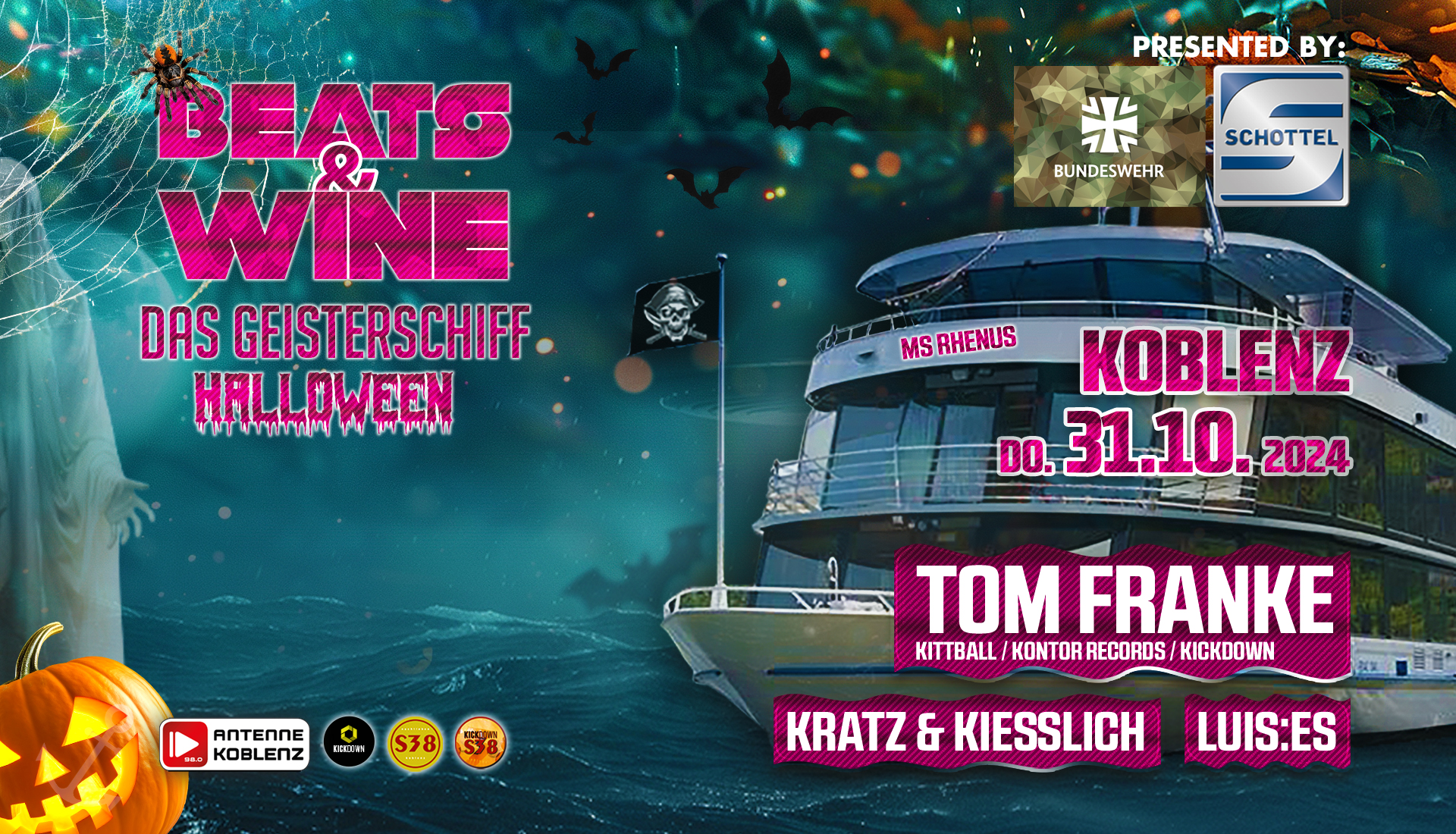 Beats Wine Das Geisterschiff an Halloween Koblenz Timeline V3